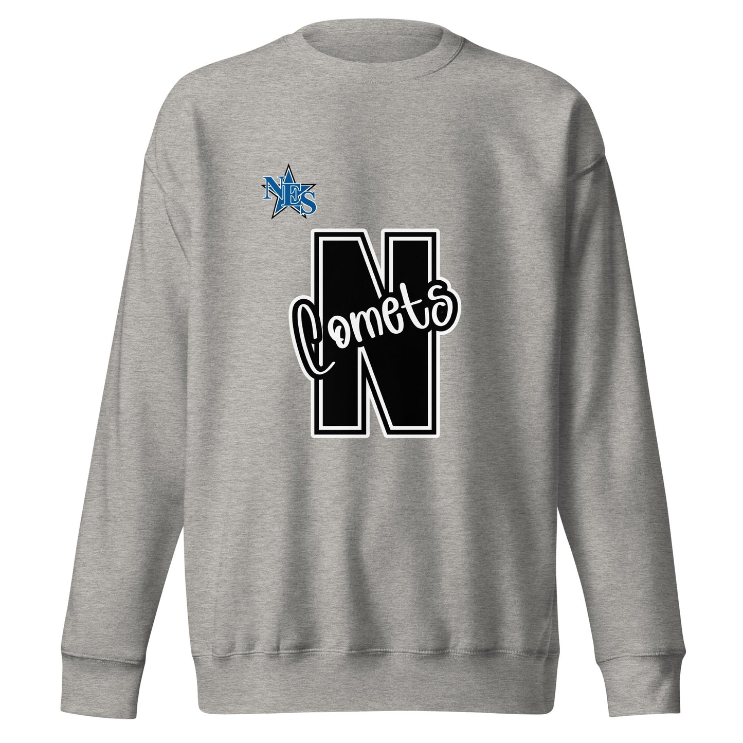 Performance | Crewneck | Norton Elementary School | N Comets Logo