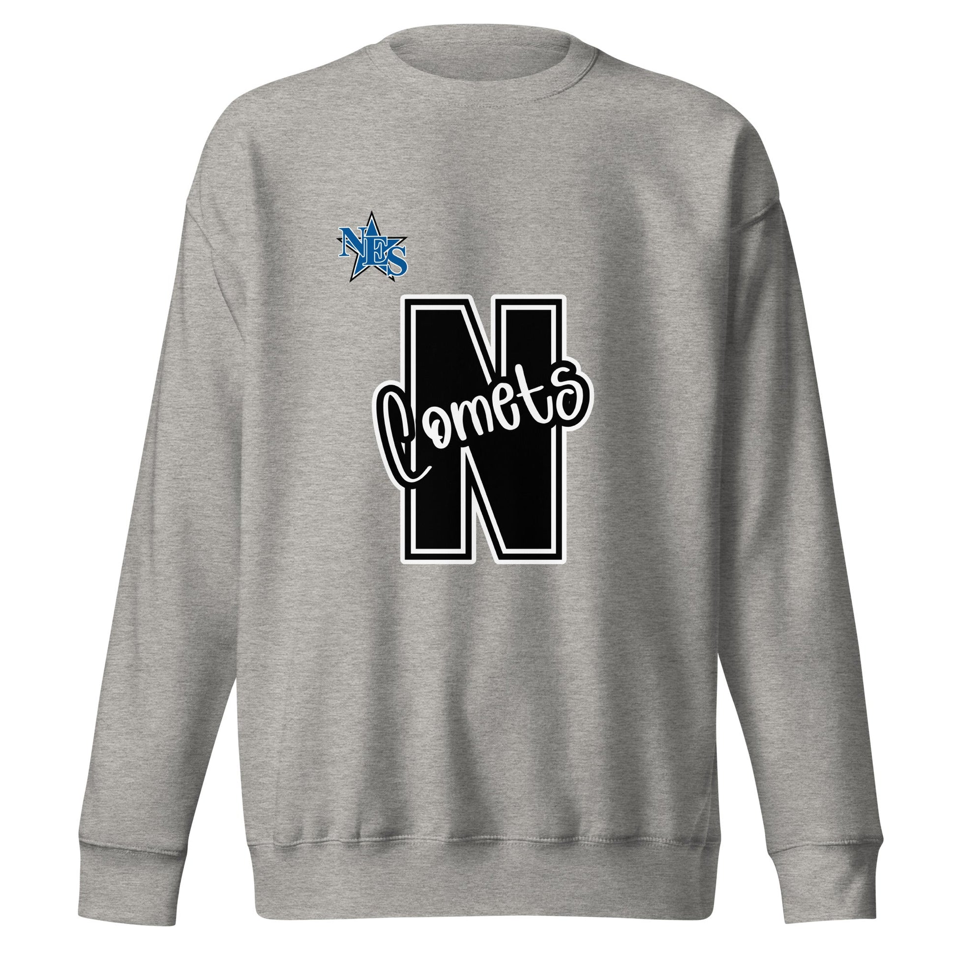 Performance | Crewneck | Norton Elementary School | N Comets Logo