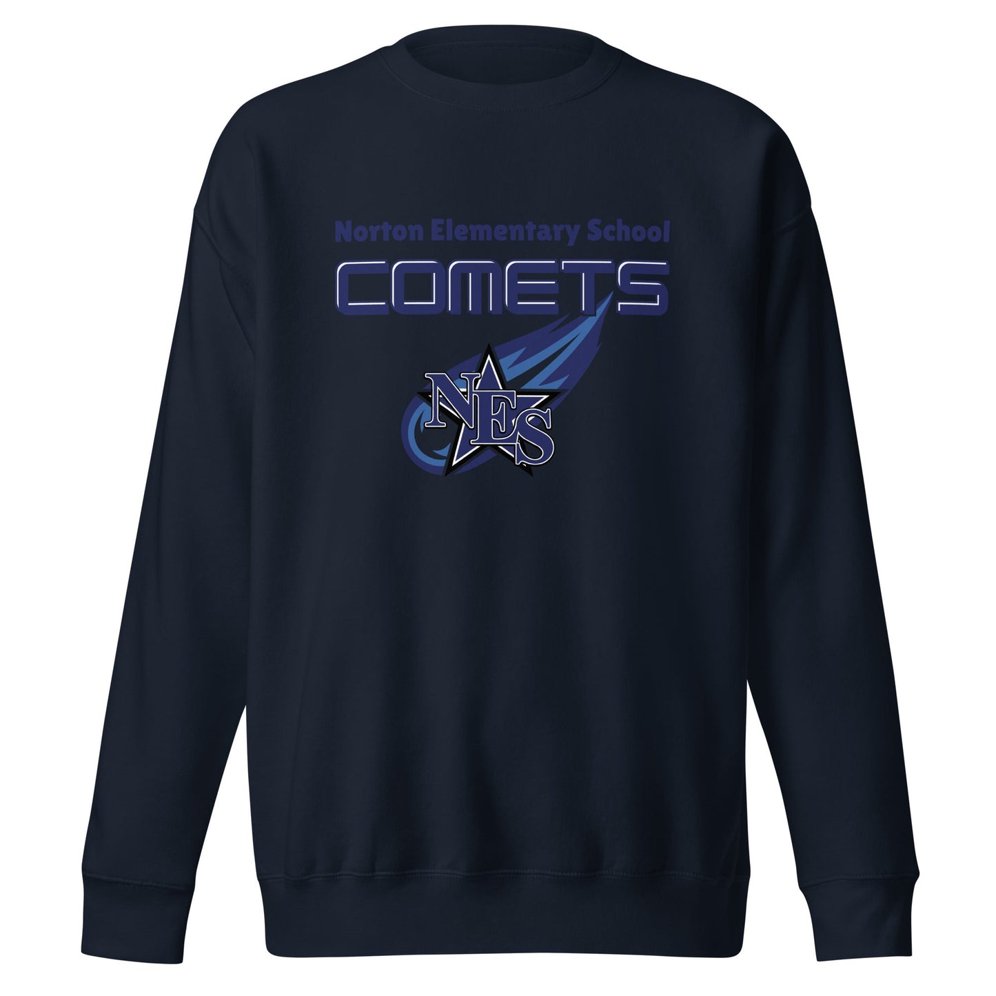 Performance | Crewneck | Norton Elementary School | Space Script Logo