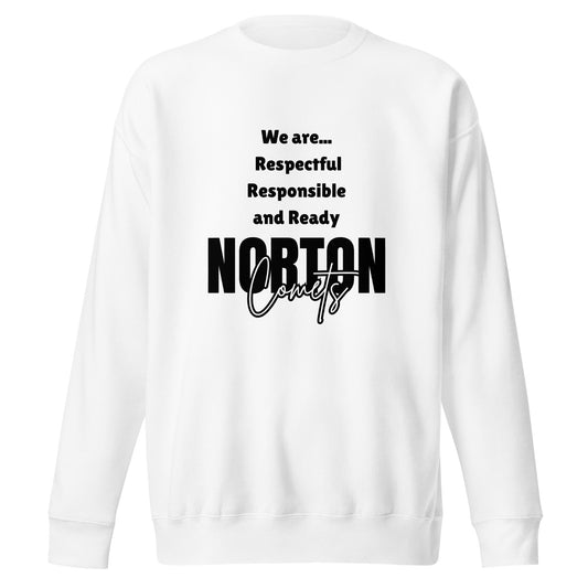 Performance | Crewneck | Norton Elementary School | We are... Logo