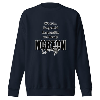 Performance | Crewneck | Norton Elementary School | We are... Logo