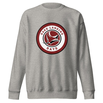 Performance | Crewneck | OAKS LANDING RAYS | Badge Logo