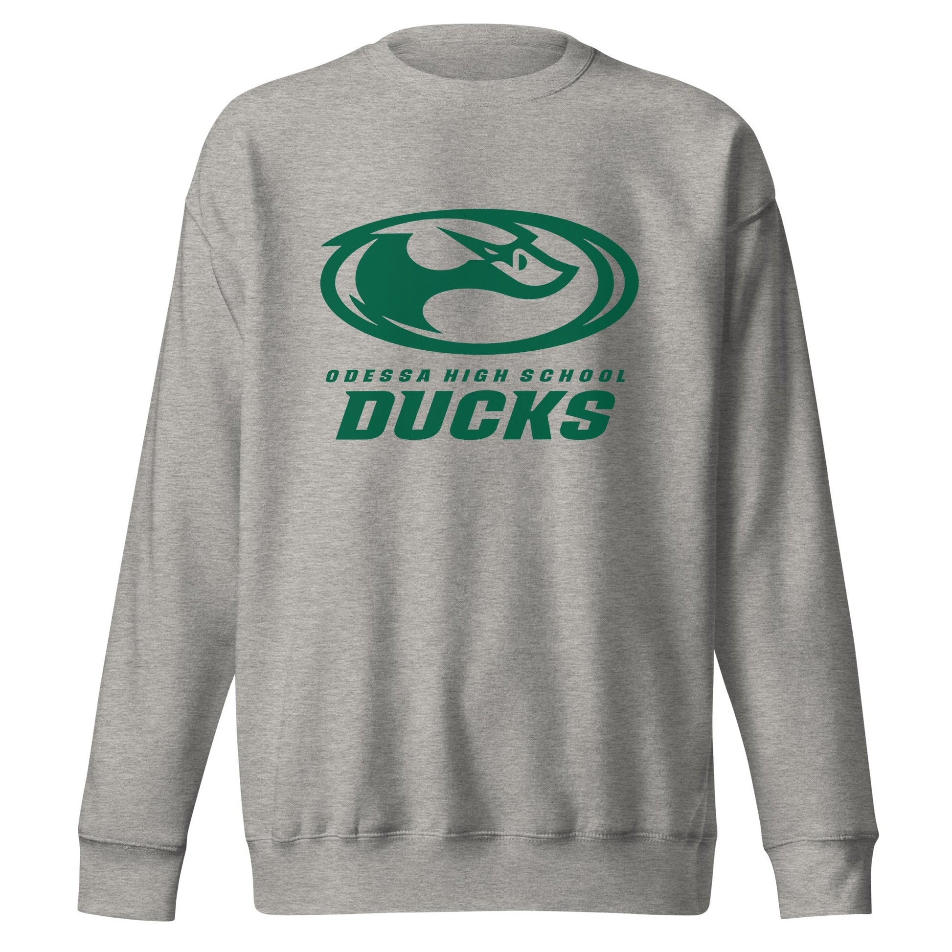 Performance | Crewneck | Odessa Girls Lacrosse | Ducks Green Logo