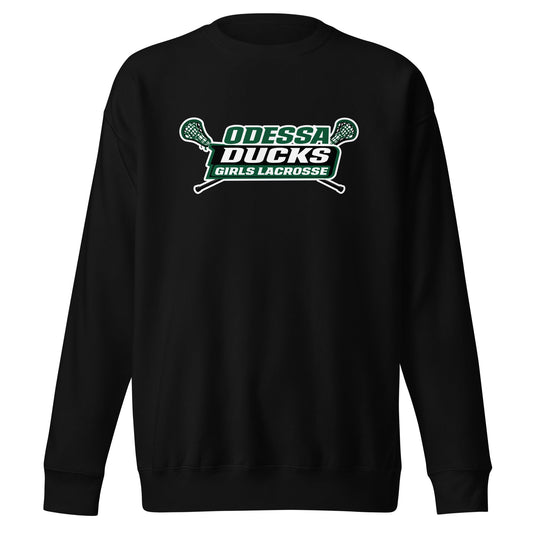 Performance | Crewneck | Odessa Girls Lacrosse | Girls LAX Logo