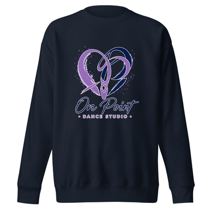 Performance | Crewneck | On Point Dance Studio | Crest Logo