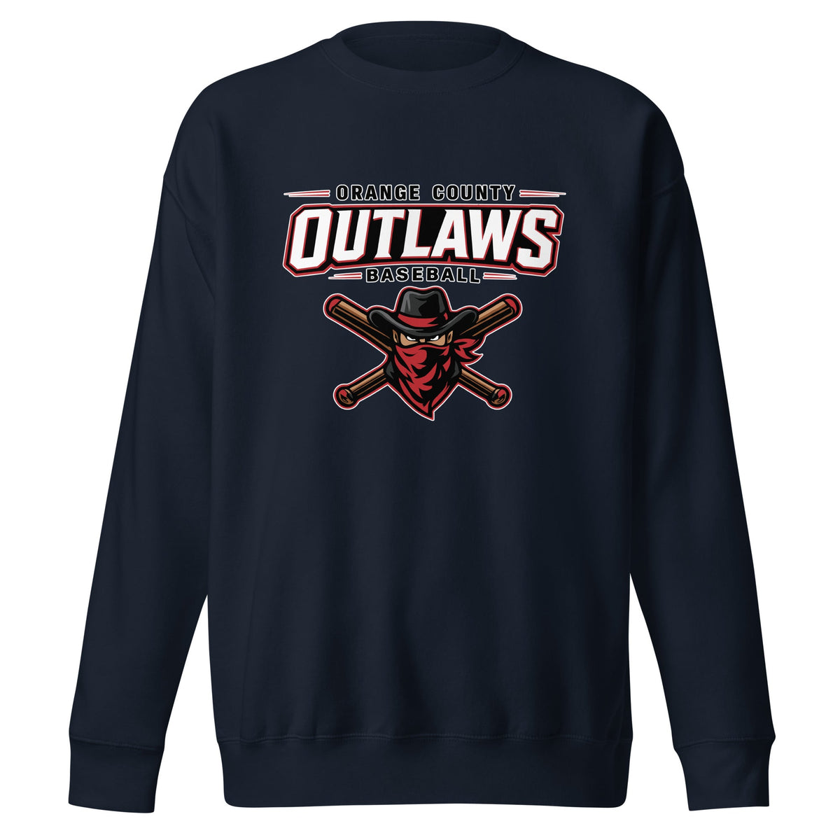 Performance | Crewneck | Orange County Outlaws | Vanguard Logo