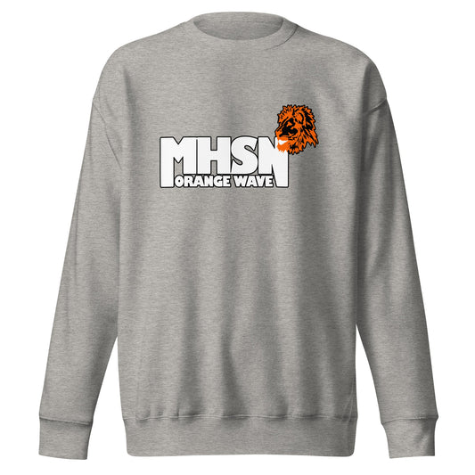 Performance | Crewneck | Orange Wave Marching Band | Crest Logo