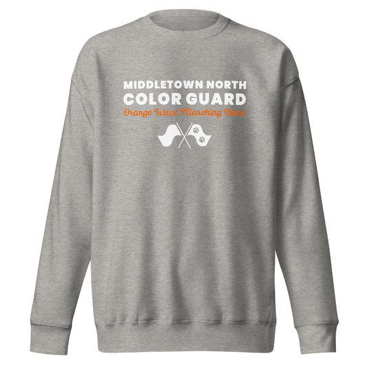 Performance | Crewneck | Orange Wave Marching Band | Modern Script Logo