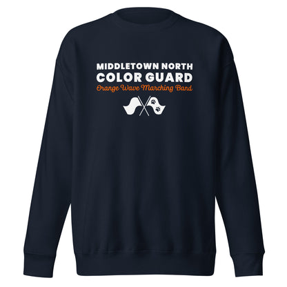 Performance | Crewneck | Orange Wave Marching Band | Modern Script Logo