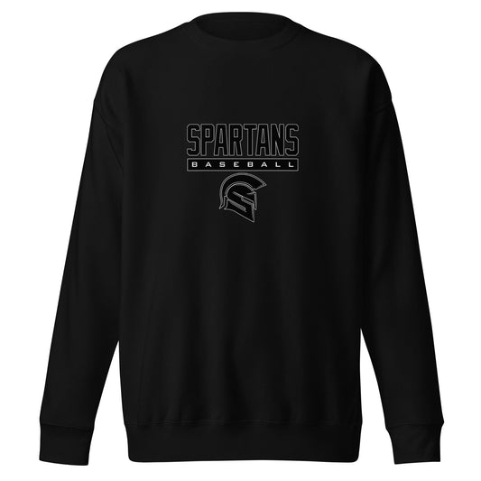 Performance | Crewneck | Owings Mills Spartans Baseball | Crest Logo