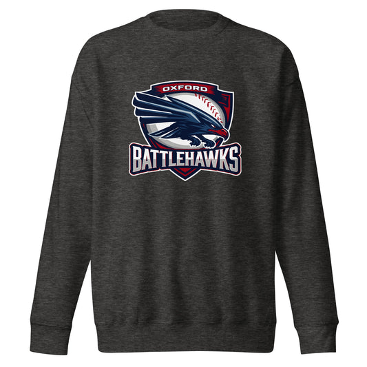 Performance | Crewneck | Oxford Battlehawks 13U | Badge Logo