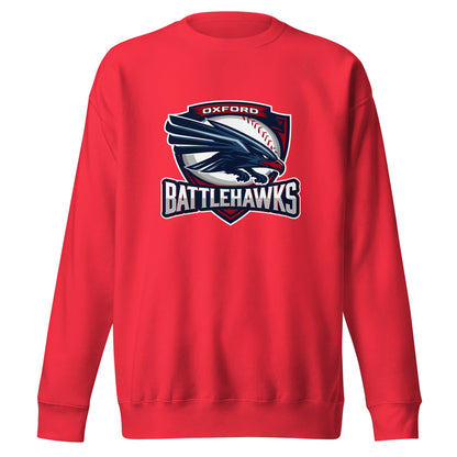 Performance | Crewneck | Oxford Battlehawks 13U | Badge Logo