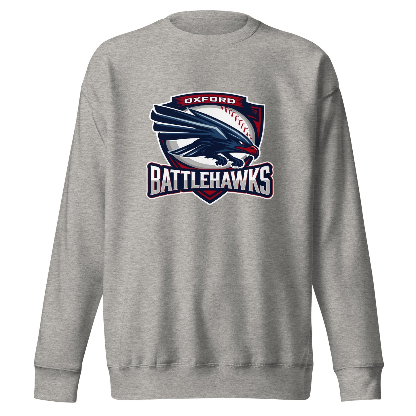 Performance | Crewneck | Oxford Battlehawks 13U | Badge Logo