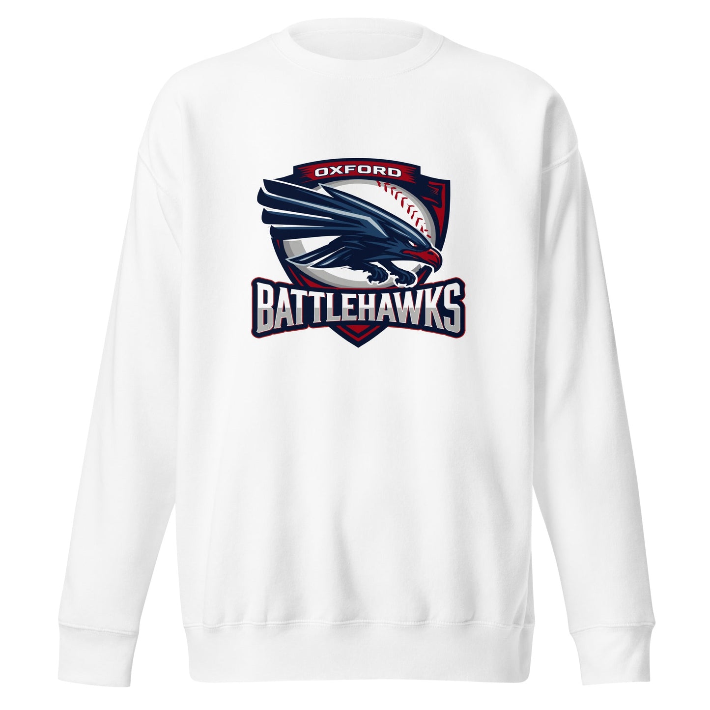Performance | Crewneck | Oxford Battlehawks 13U | Badge Logo