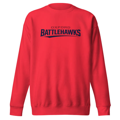 Performance | Crewneck | Oxford Battlehawks 13U | Raptor Logo