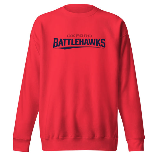 Performance | Crewneck | Oxford Battlehawks 13U | Raptor Logo