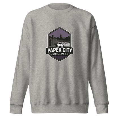 Performance | Crewneck | Paper City Futbol Academy | Vanguard Shield Logo