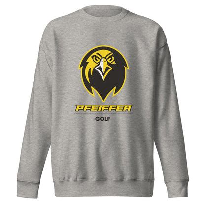 Performance | Crewneck | Pfeiffer University Golf | Falcon Logo