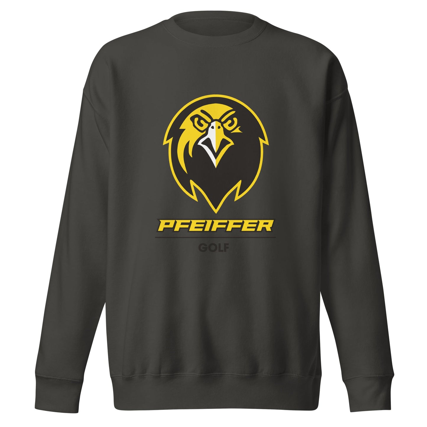 Performance | Crewneck | Pfeiffer University Golf | Falcon Logo