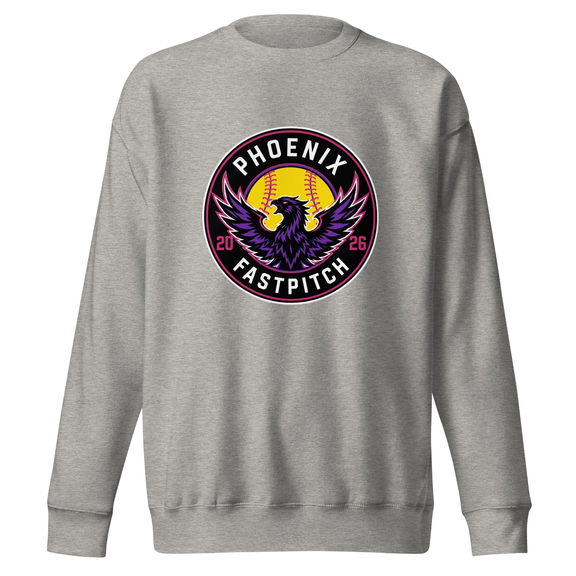 Performance | Crewneck | Phoenix Fastpitch | Badge Logo
