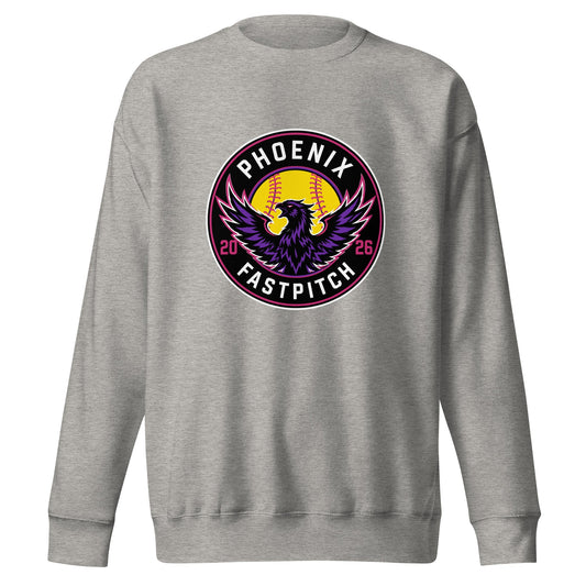 Performance | Crewneck | Phoenix Fastpitch | Badge Logo
