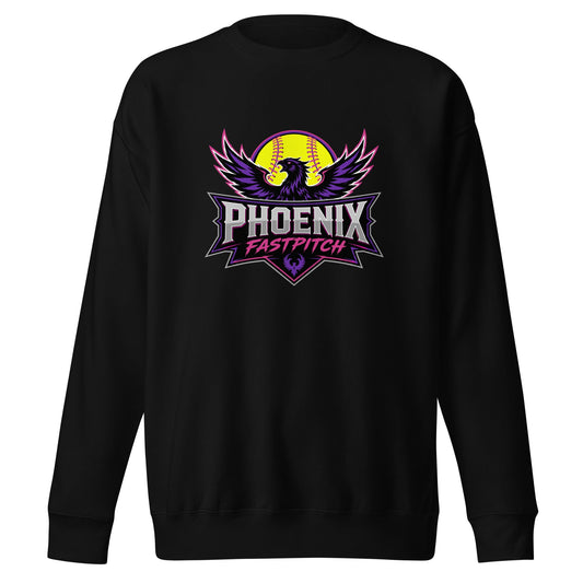 Performance | Crewneck | Phoenix Fastpitch | Emblem Logo