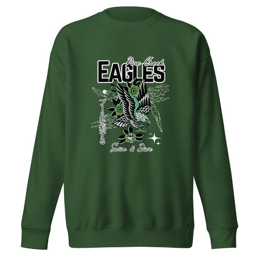 Performance | Crewneck | PINE CREEK SWIM & DIVE | '25 Logo