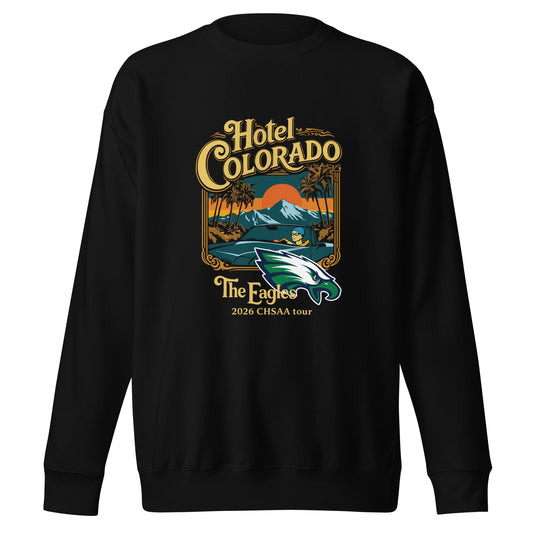 Performance | Crewneck | PINE CREEK SWIM & DIVE | Hotel Colorado Logo