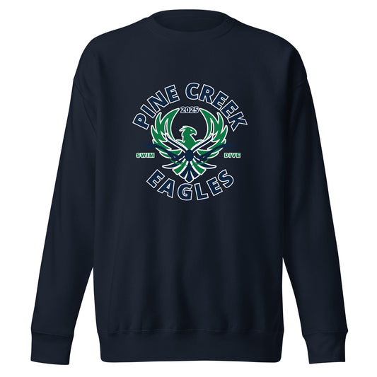 Performance | Crewneck | PINE CREEK SWIM & DIVE | Swim & Dive Logo