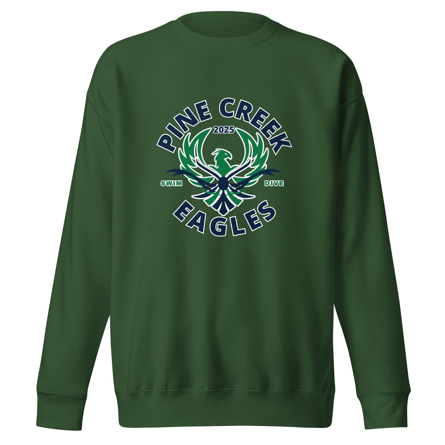 Performance | Crewneck | PINE CREEK SWIM & DIVE | Swim & Dive Logo