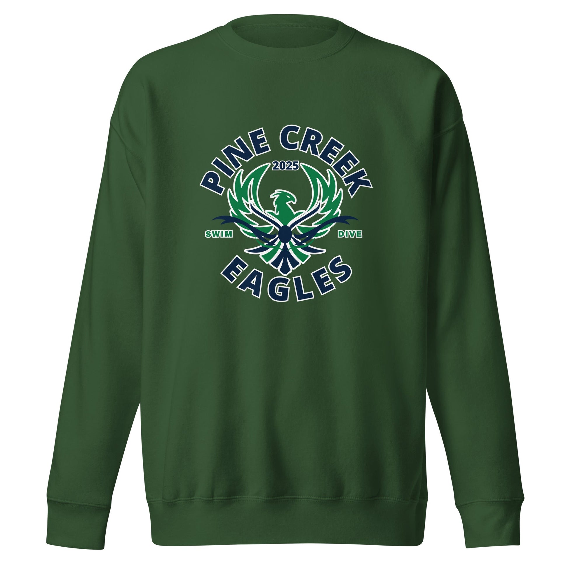 Performance | Crewneck | PINE CREEK SWIM & DIVE | Swim & Dive Logo