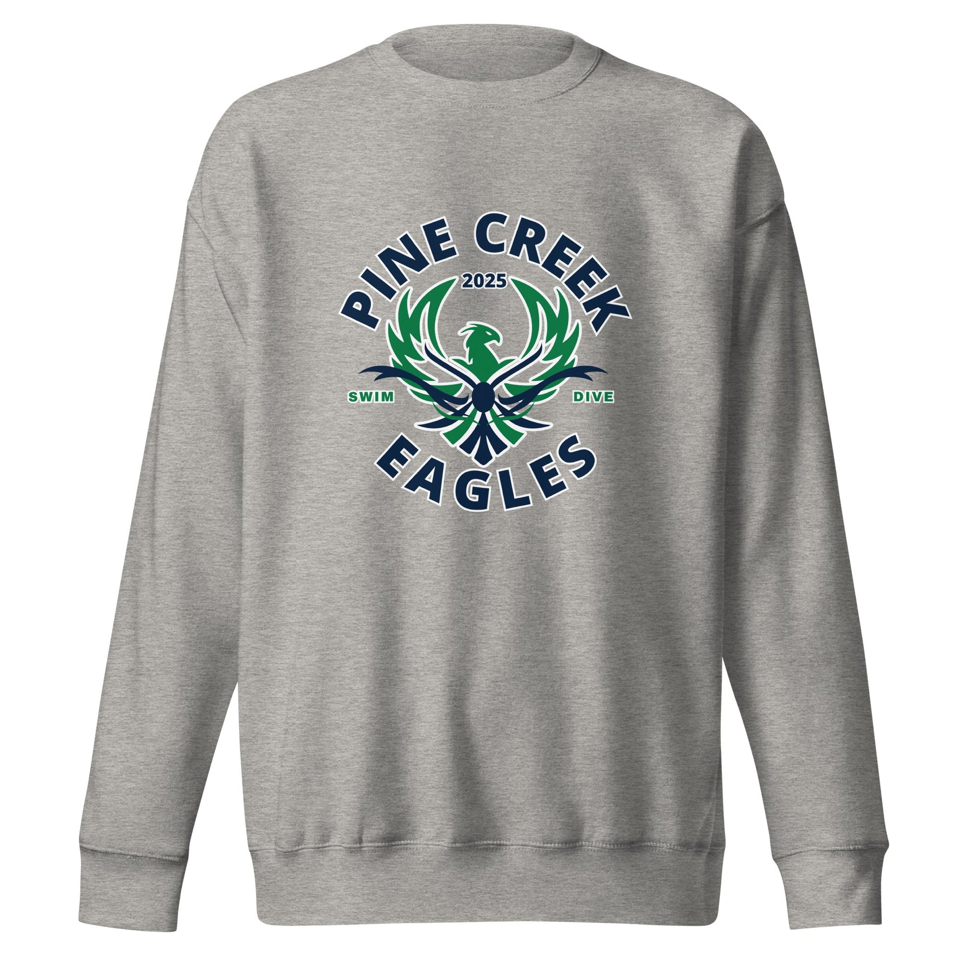 Performance | Crewneck | PINE CREEK SWIM & DIVE | Swim & Dive Logo
