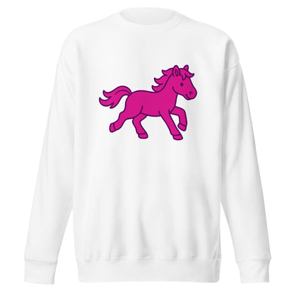 Performance | Crewneck | Pink Pony Athletic Club | Mascot Logo