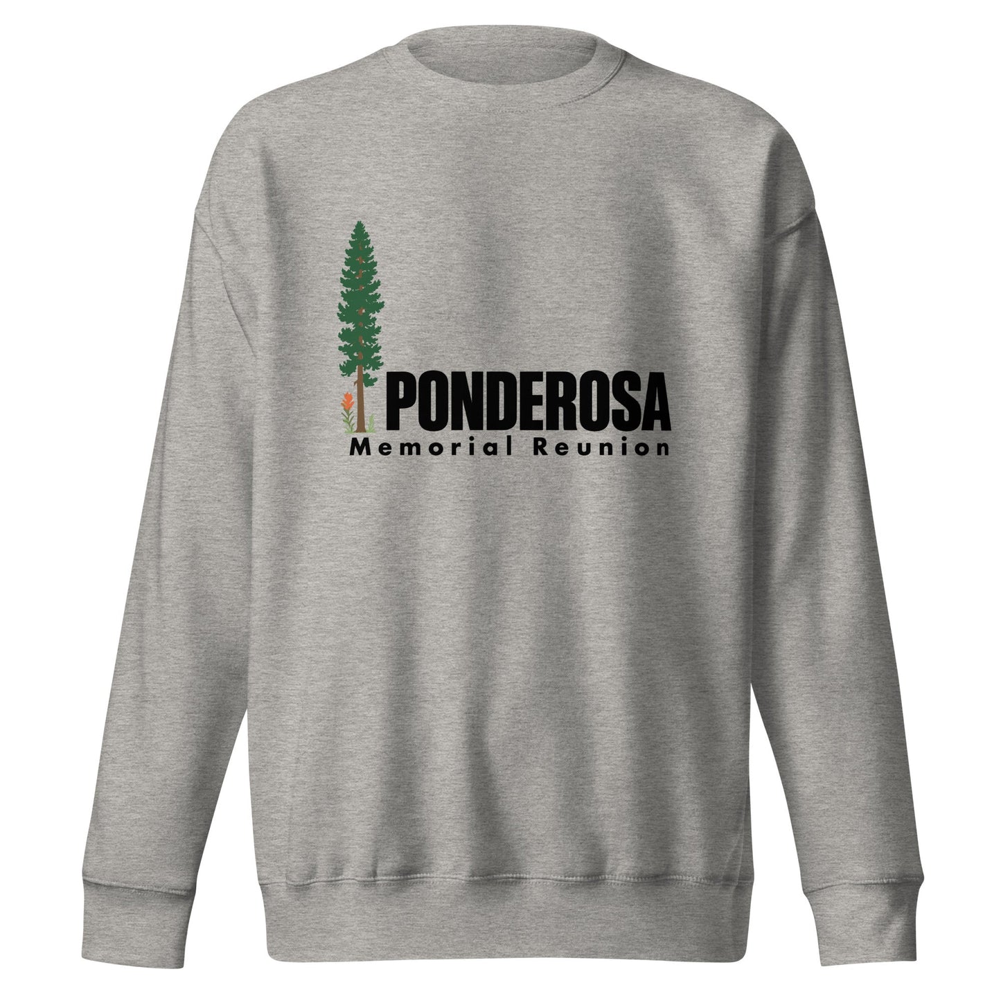 Performance | Crewneck | ponderosa reunion | Memorial Logo