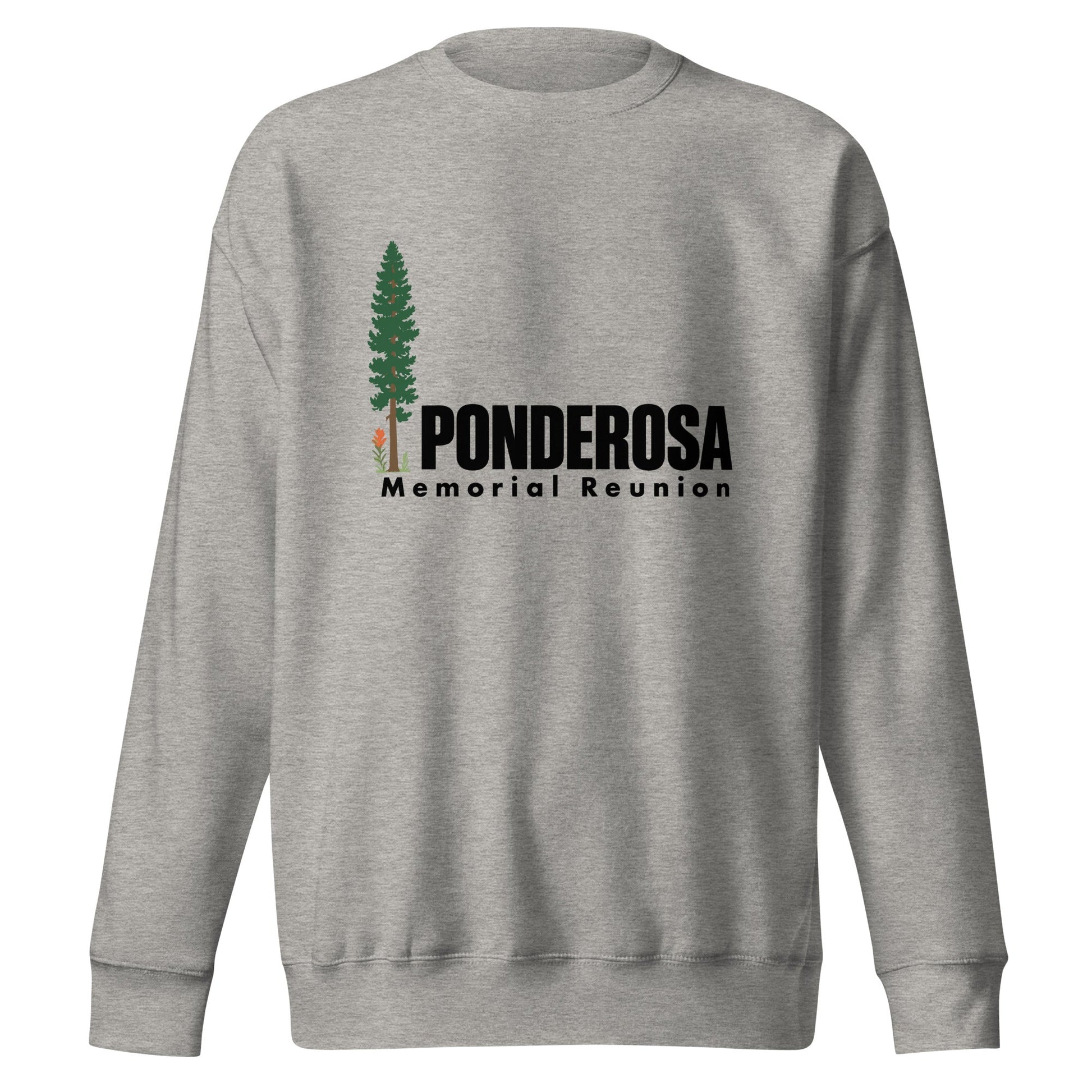 Performance | Crewneck | ponderosa reunion | Memorial Logo