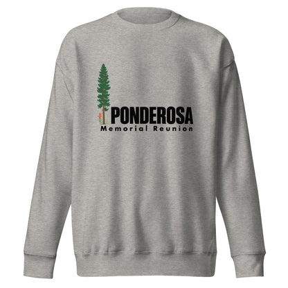 Performance | Crewneck | ponderosa reunion | Memorial Logo