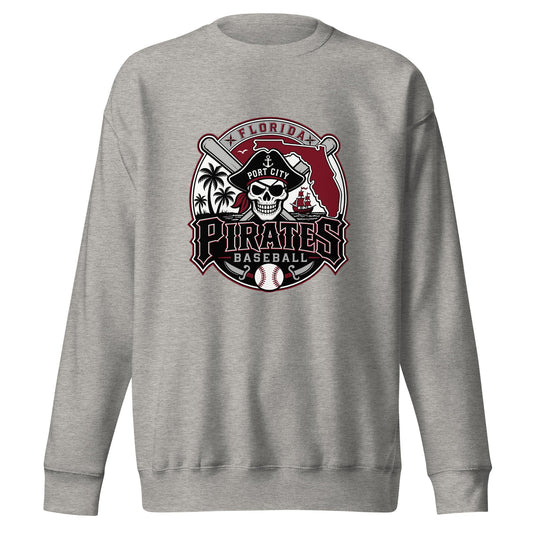 Performance | Crewneck | Port City Pirates | Emblem Logo