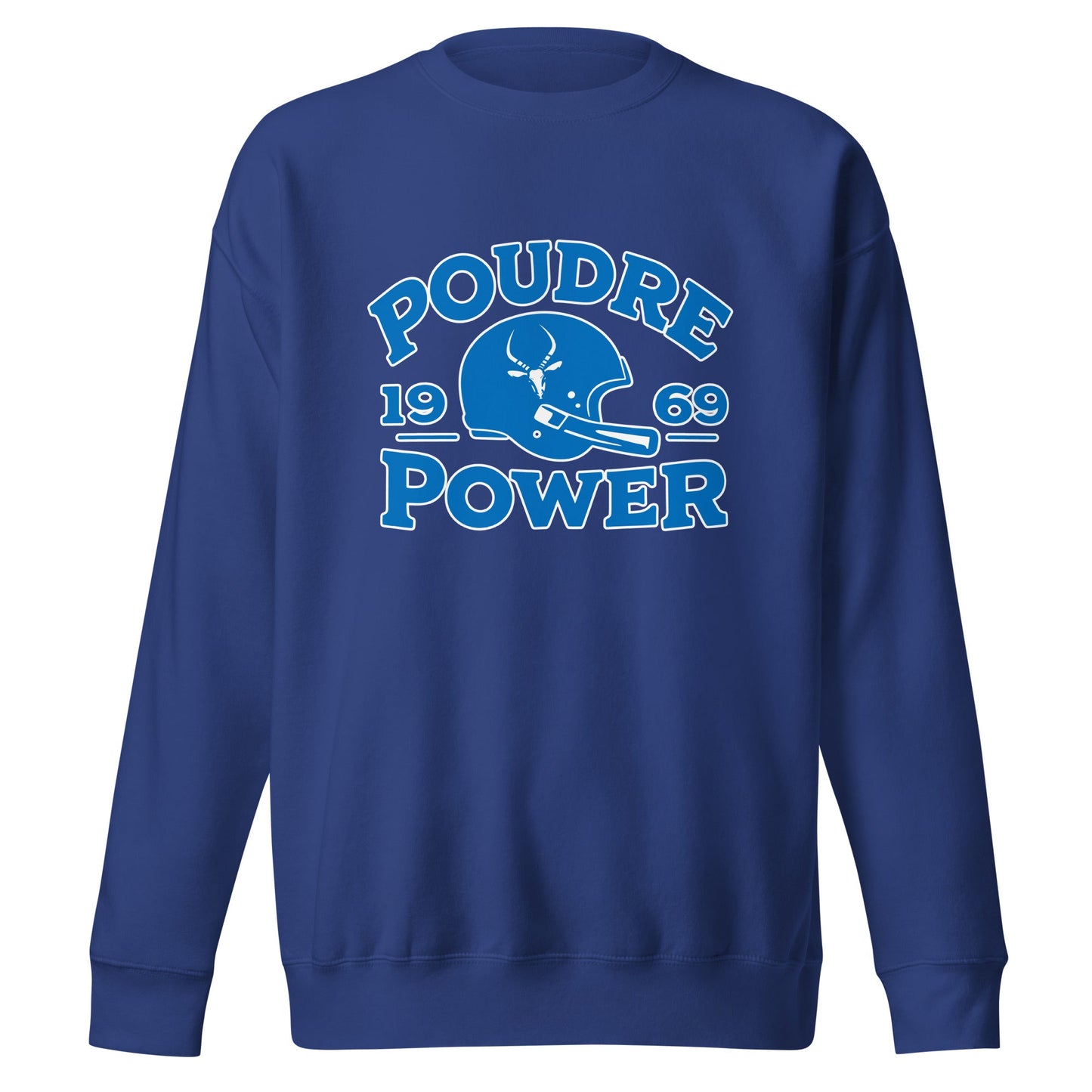 Performance | Crewneck | Poudre Football | Crest Logo