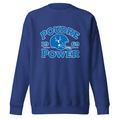Performance | Crewneck | Poudre Football | Crest Logo