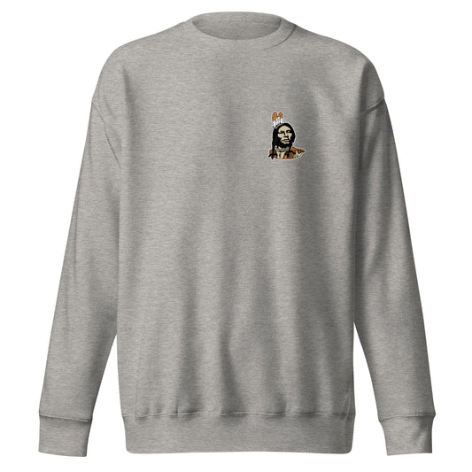 Performance | Crewneck | Powhatan lacrosse | Mascot Logo