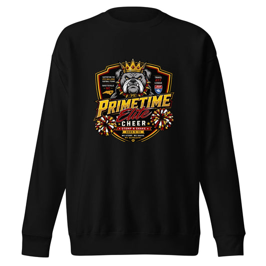 Performance | Crewneck | PTE Bulldog Cheer | Shield Logo