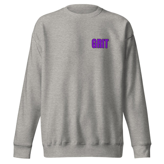 Performance | Crewneck | Pure Grit Softball | Purple Logo