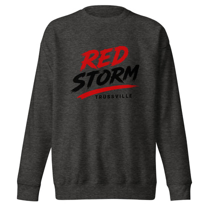 Performance | Crewneck | Red Storm | Modern Script Logo