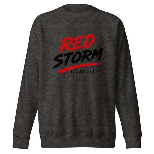 Performance | Crewneck | Red Storm | Modern Script Logo