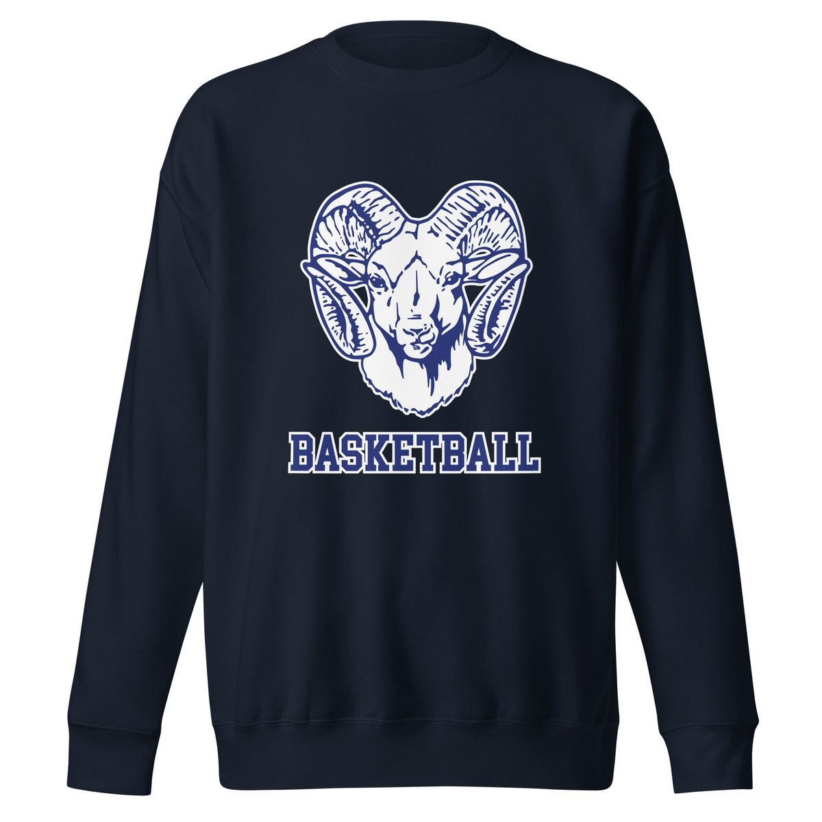 Performance | Crewneck | Rensselaer Rams | Basketball Logo