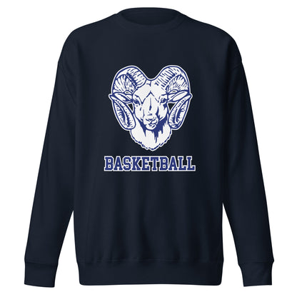Performance | Crewneck | Rensselaer Rams | Basketball Logo