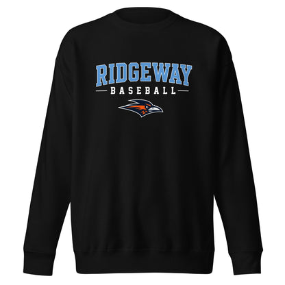 Performance | Crewneck | Ridgeway High School Baseball | Athletics Logo