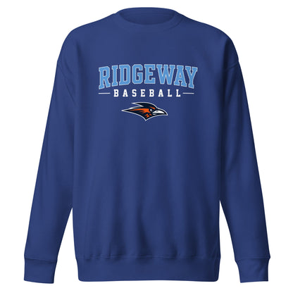 Performance | Crewneck | Ridgeway High School Baseball | Athletics Logo