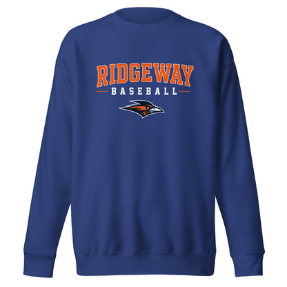 Performance | Crewneck | Ridgeway High School Baseball | Emblem Logo