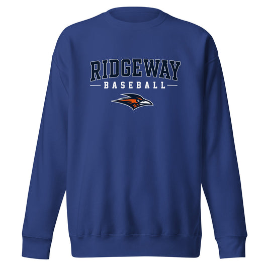 Performance | Crewneck | Ridgeway High School Baseball | Modern Script Logo